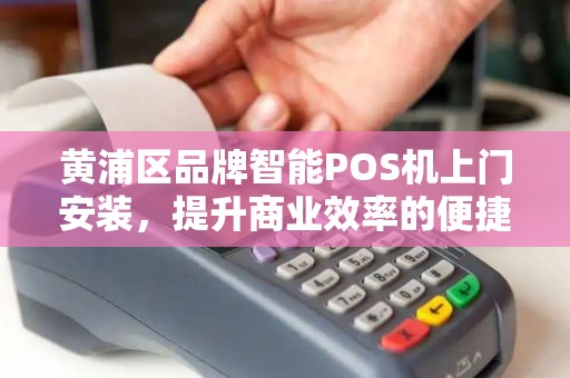 黄浦区品牌智能POS机上门安装，提升商业效率的便捷之选