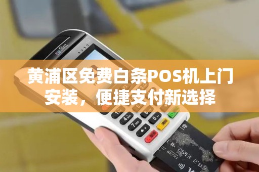 黄浦区免费白条POS机上门安装，便捷支付新选择