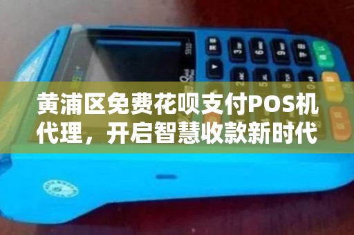 黄浦区免费花呗支付POS机代理，开启智慧收款新时代