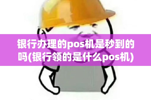 银行办理的pos机是秒到的吗(银行领的是什么pos机)