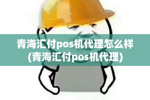 青海汇付pos机代理怎么样(青海汇付pos机代理)