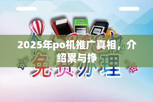 2025年po机推广真相，介绍累与挣