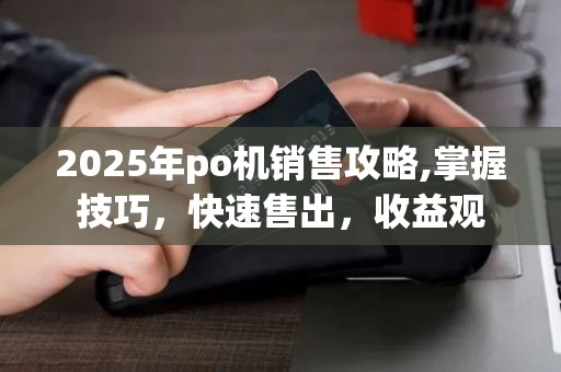 2025年po机销售攻略,掌握技巧，快速售出，收益观