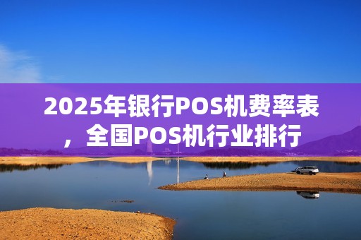 2025年银行POS机费率表，全国POS机行业排行