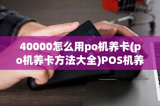 40000怎么用po机养卡(po机养卡方法大全)POS机养卡攻略详解