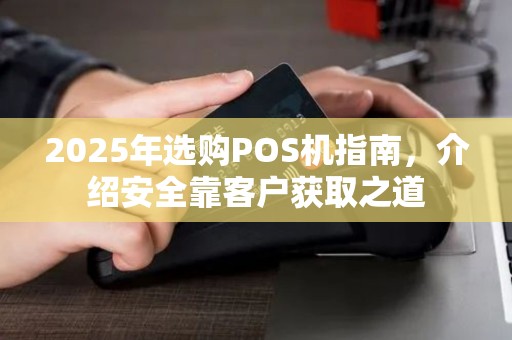 2025年选购POS机指南，介绍安全靠客户获取之道