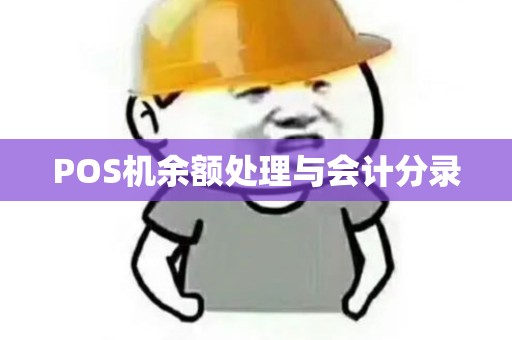 POS机余额处理与会计分录