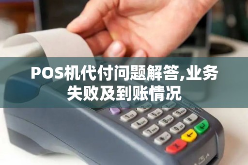 POS机代付问题解答,业务失败及到账情况