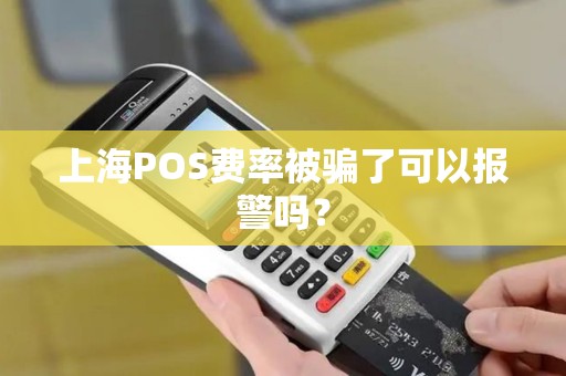上海POS费率被骗了可以报警吗？