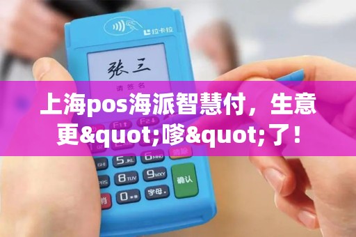 上海pos海派智慧付，生意更"嗲"了！