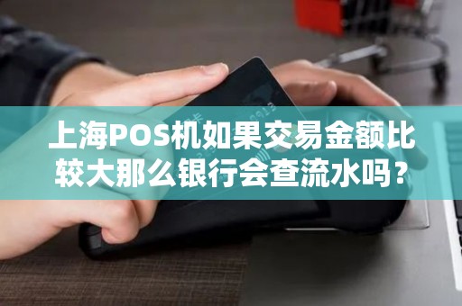 上海POS机如果交易金额比较大那么银行会查流水吗？