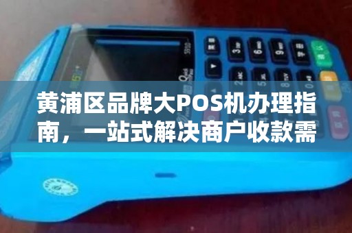 黄浦区品牌大POS机办理指南，一站式解决商户收款需求
