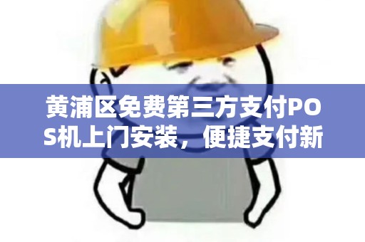 黄浦区免费第三方支付POS机上门安装，便捷支付新选择