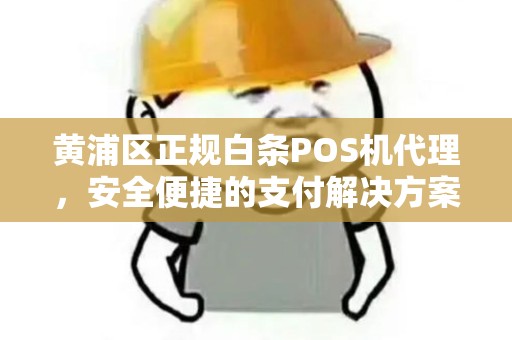 黄浦区正规白条POS机代理，安全便捷的支付解决方案