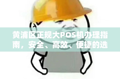 黄浦区正规大POS机办理指南，安全、高效、便捷的选择