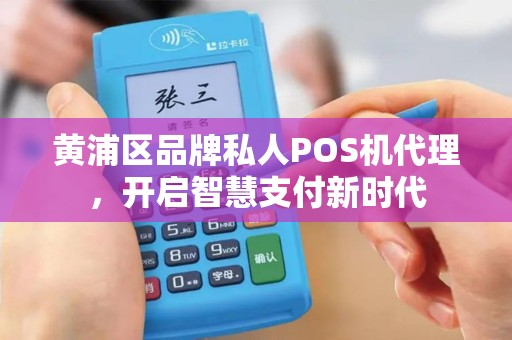 黄浦区品牌私人POS机代理，开启智慧支付新时代