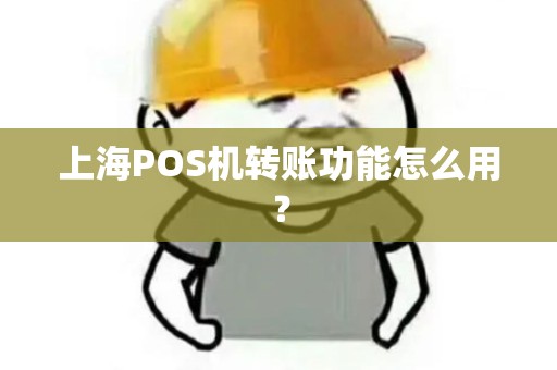 上海POS机转账功能怎么用？