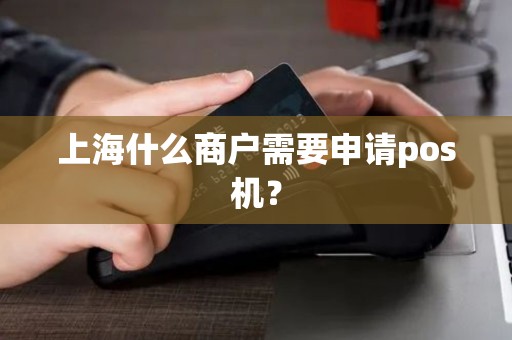 上海什么商户需要申请pos机？