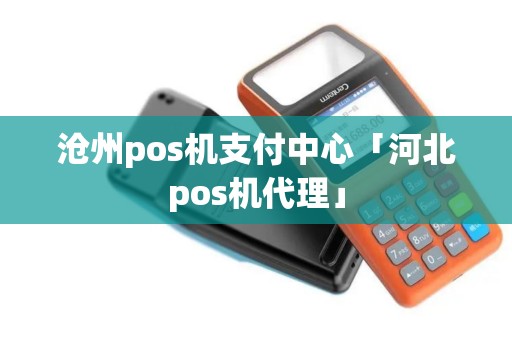 沧州pos机支付中心「河北pos机代理」