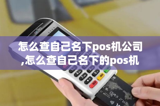 怎么查自己名下pos机公司,怎么查自己名下的pos机