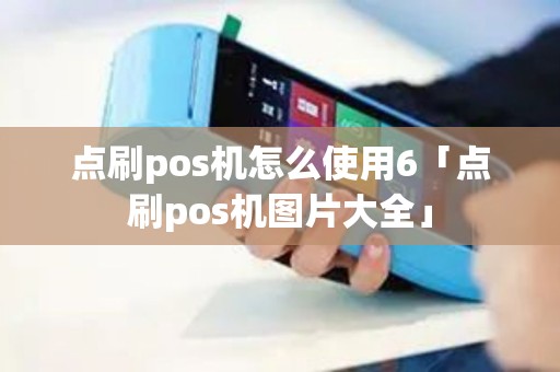 点刷pos机怎么使用6「点刷pos机图片大全」