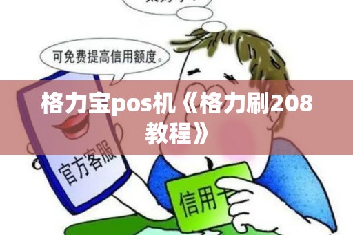 格力宝pos机《格力刷208教程》
