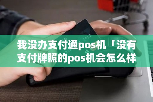 我没办支付通pos机「没有支付牌照的pos机会怎么样」