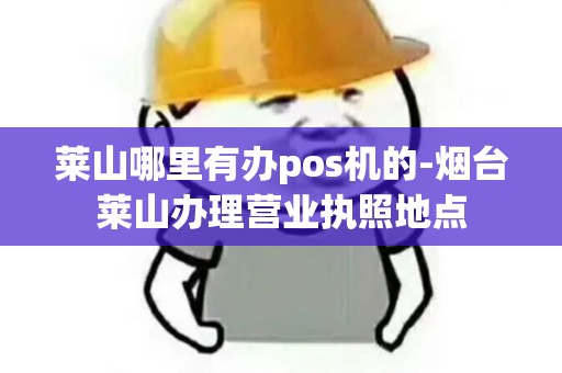 莱山哪里有办pos机的-烟台莱山办理营业执照地点