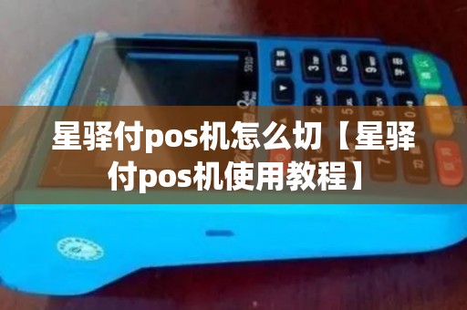 星驿付pos机怎么切【星驿付pos机使用教程】