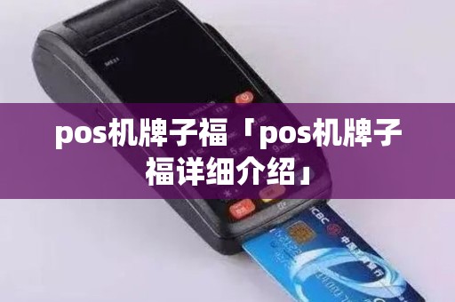 pos机牌子福「pos机牌子福详细介绍」