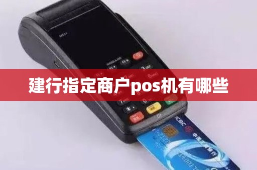 建行指定商户pos机有哪些