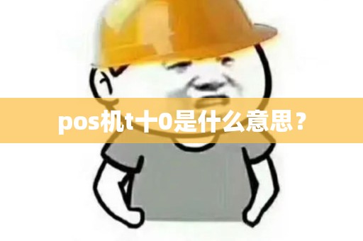 pos机t十0是什么意思？