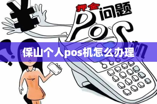 保山个人pos机怎么办理
