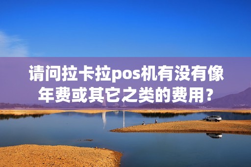 请问拉卡拉pos机有没有像年费或其它之类的费用？