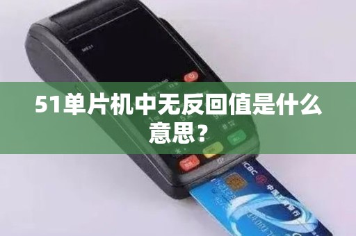51单片机中无反回值是什么意思？