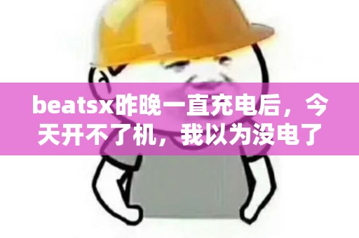 beatsx昨晚一直充电后，今天开不了机，我以为没电了，再充电的时候红白光交替闪，不知道怎么解决？