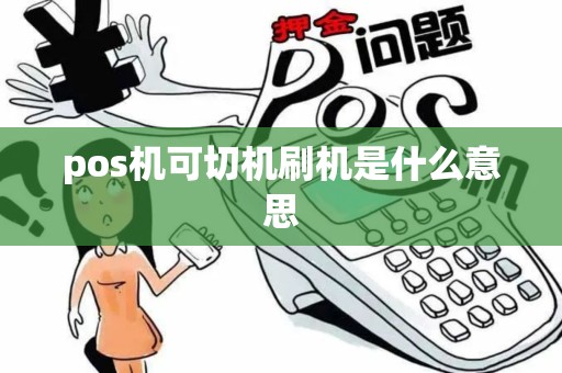 pos机可切机刷机是什么意思
