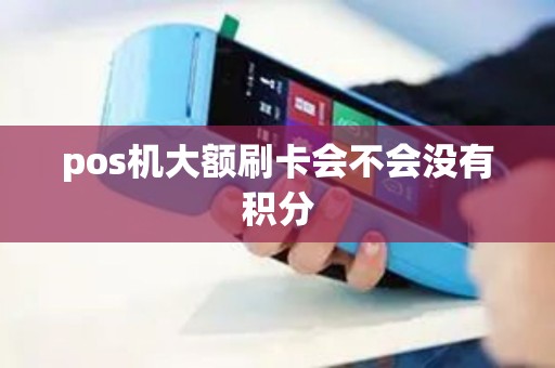 pos机大额刷卡会不会没有积分