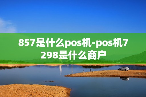 857是什么pos机-pos机7298是什么商户