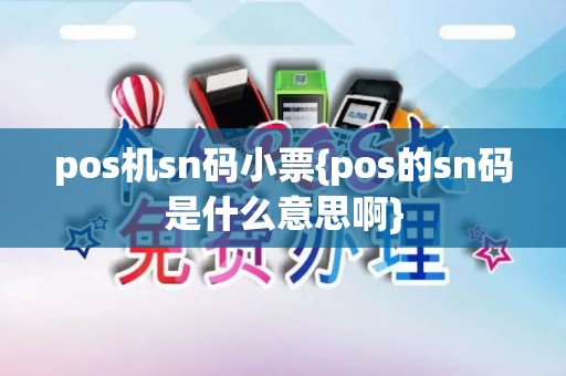 pos机sn码小票{pos的sn码是什么意思啊}