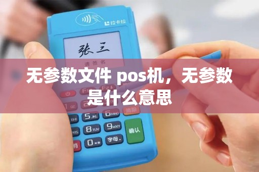 无参数文件 pos机，无参数是什么意思