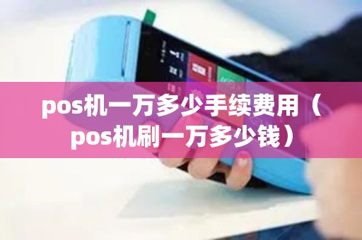 pos机一万多少手续费用（pos机刷一万多少钱）