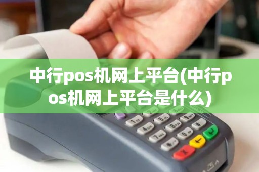 中行pos机网上平台(中行pos机网上平台是什么)