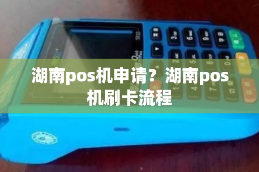 湖南pos机申请？湖南pos机刷卡流程