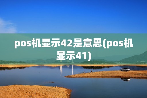 pos机显示42是意思(pos机显示41)
