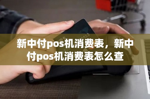 新中付pos机消费表，新中付pos机消费表怎么查