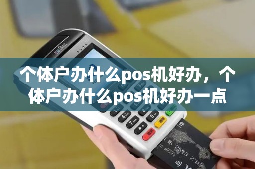个体户办什么pos机好办，个体户办什么pos机好办一点