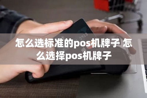 怎么选标准的pos机牌子 怎么选择pos机牌子