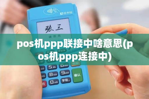 pos机ppp联接中啥意思(pos机ppp连接中)