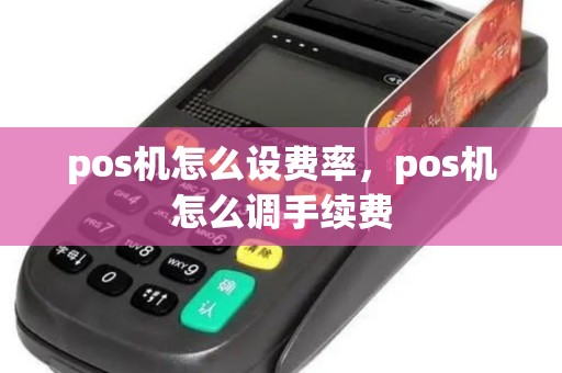pos机怎么设费率，pos机怎么调手续费